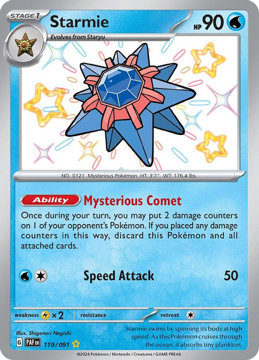 Starmie 119/091 - Monster Mart - Pokémon Cards Australia