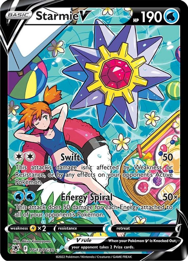 Starmie V TG13/TG30 - Monster Mart - Pokémon Cards Australia