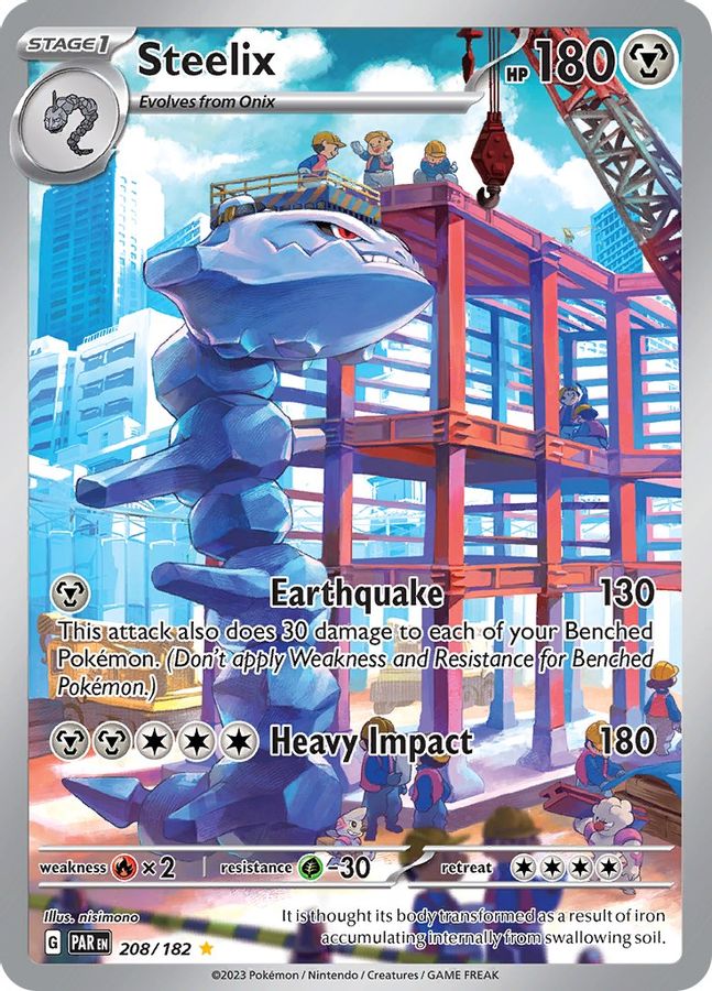 Steelix 208/182 - Monster Mart - Pokémon Cards Australia