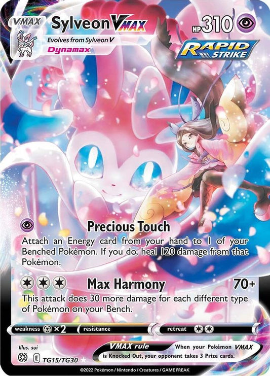 Sylveon VMAX TG15/TG30 - Monster Mart - Pokémon Cards Australia