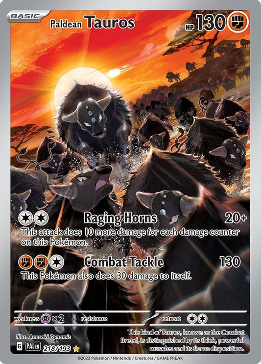 Tauros 218/193 - Monster Mart - Pokémon Cards Australia