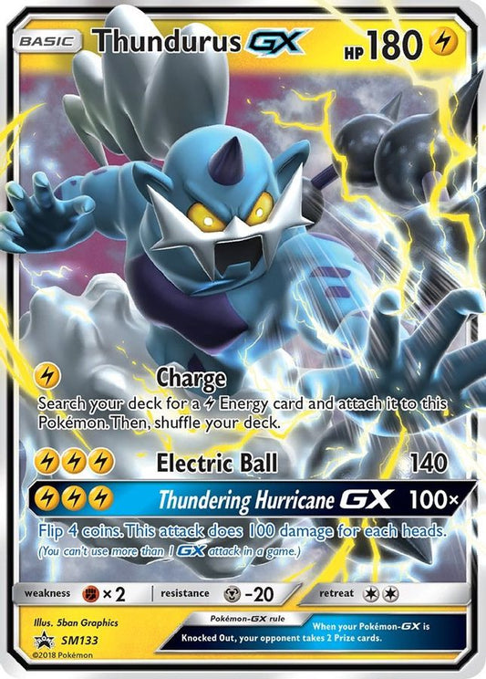 Thundurus GX SM133 - Monster Mart - Pokémon Cards Australia