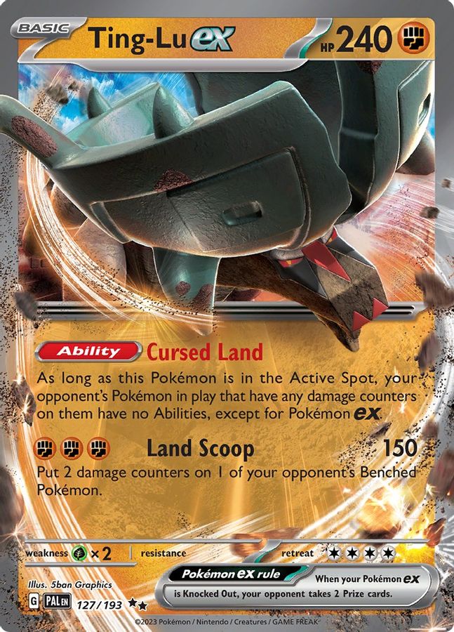 Ting - Lu EX 127/193 - Monster Mart - Pokémon Cards Australia