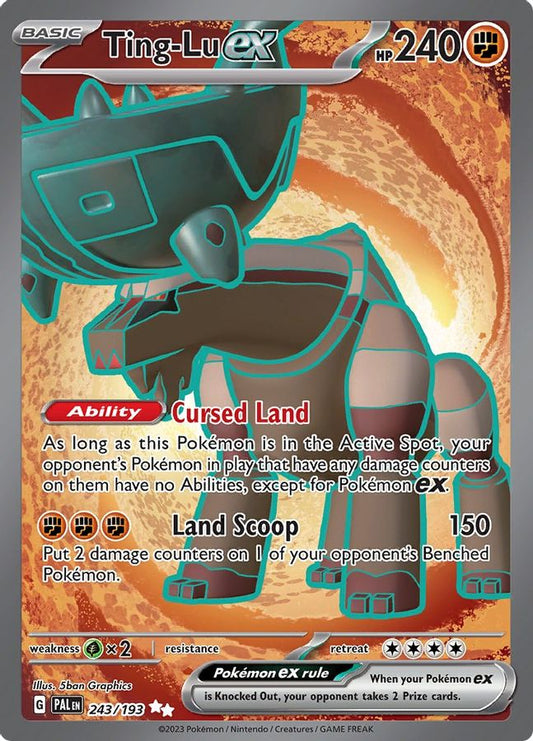 Ting - Lu EX 243/193 - Monster Mart - Pokémon Cards Australia