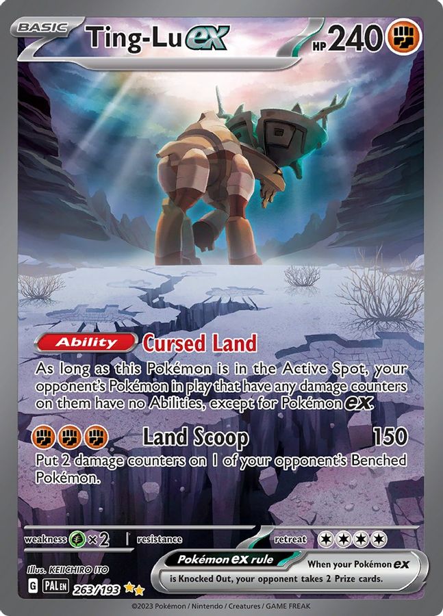 Ting - Lu EX 263/193 - Monster Mart - Pokémon Cards Australia