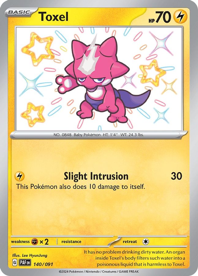 Toxel 140/091 - Monster Mart - Pokémon Cards Australia