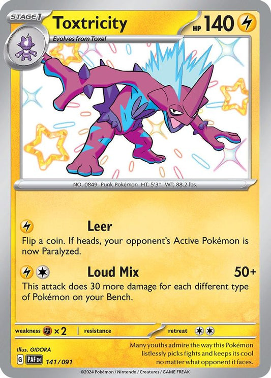 Toxtricity 141/091 - Monster Mart - Pokémon Cards Australia