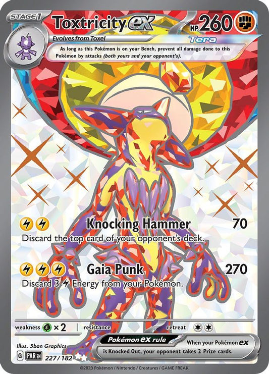 Toxtricity EX 227/182 - Monster Mart - Pokémon Cards Australia