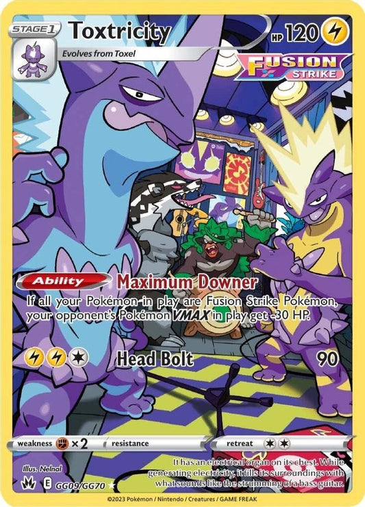 Toxtricity GG09/GG70 - Monster Mart - Pokémon Cards Australia