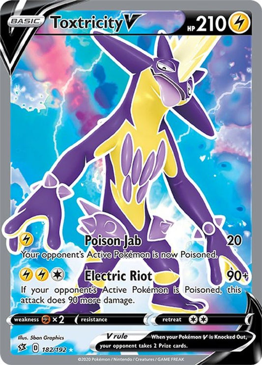 Toxtricity V 182/192 - Monster Mart - Pokémon Cards Australia