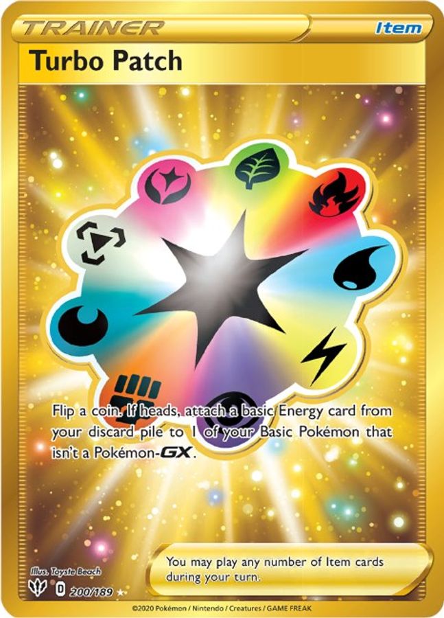 Turbo Patch 200/189 - Monster Mart - Pokémon Cards Australia