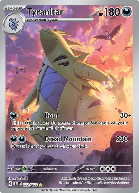 Tyranitar 222/193 - Monster Mart - Pokémon Cards Australia