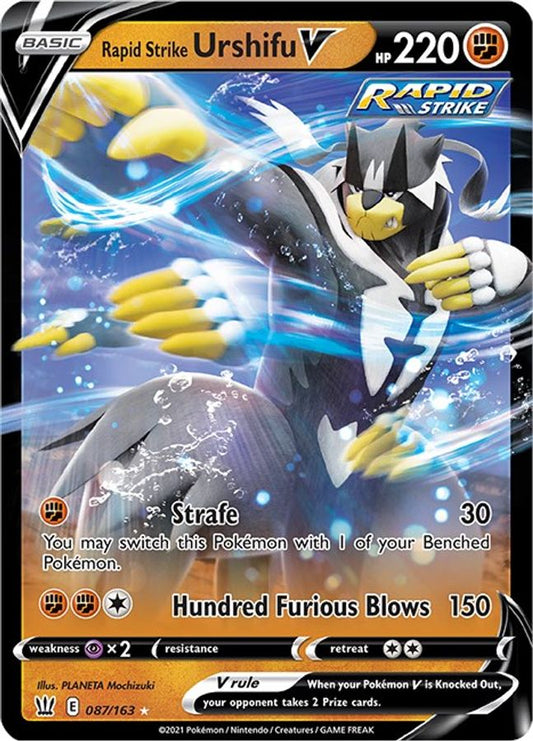 Urshifu V 087/163 - Monster Mart - Pokémon Cards Australia