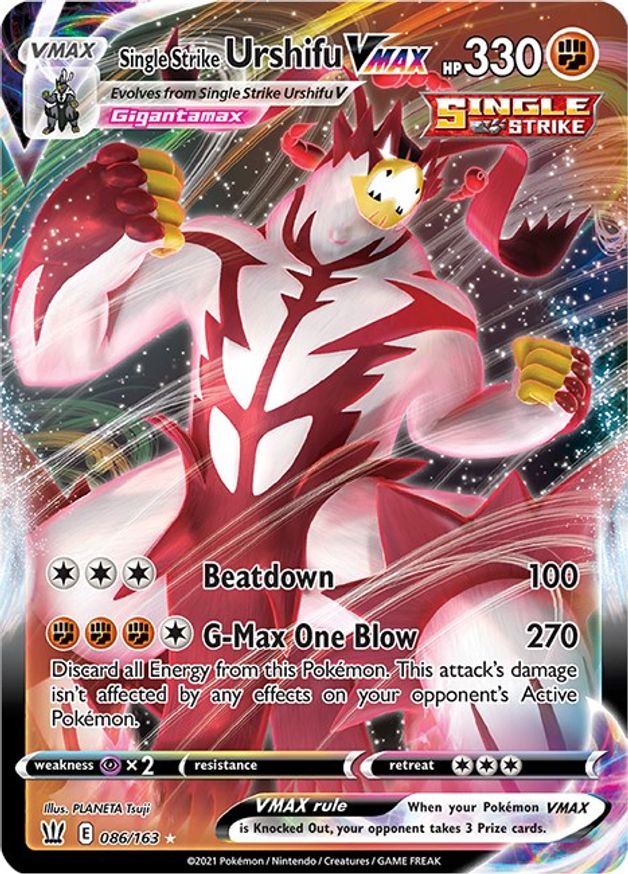 Urshifu VMAX 086/163 - Monster Mart - Pokémon Cards Australia