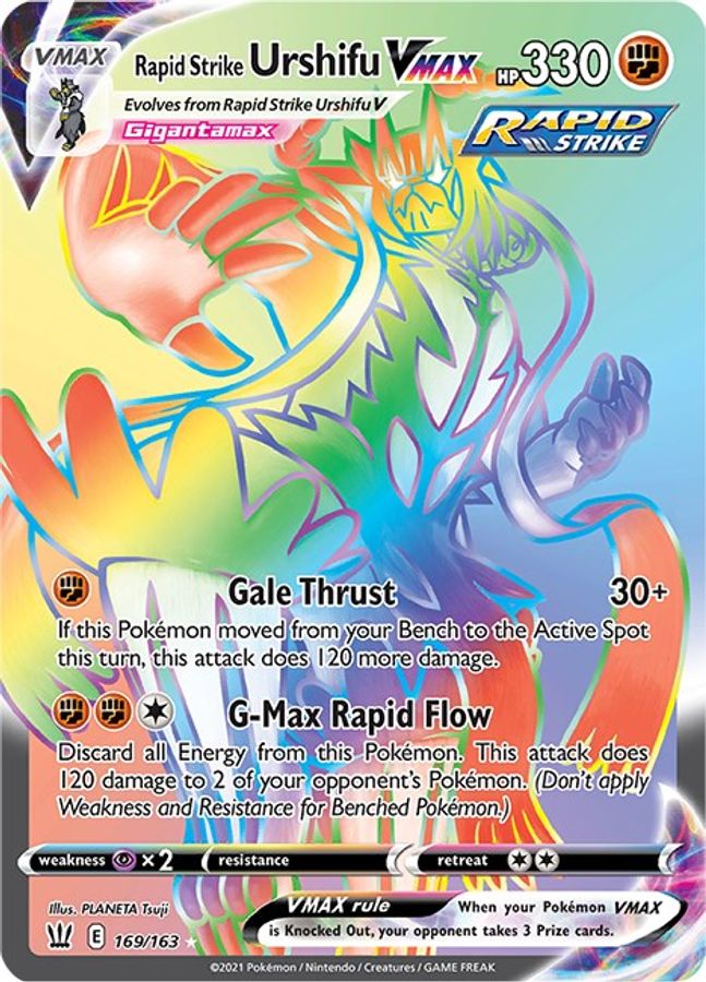Urshifu VMAX 169/163 - Monster Mart - Pokémon Cards Australia