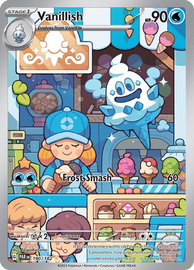 Vanillish 190/182 - Monster Mart - Pokémon Cards Australia