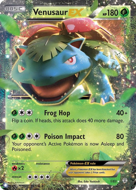 Venusaur EX 1/83 - Monster Mart - Pokémon Cards Australia