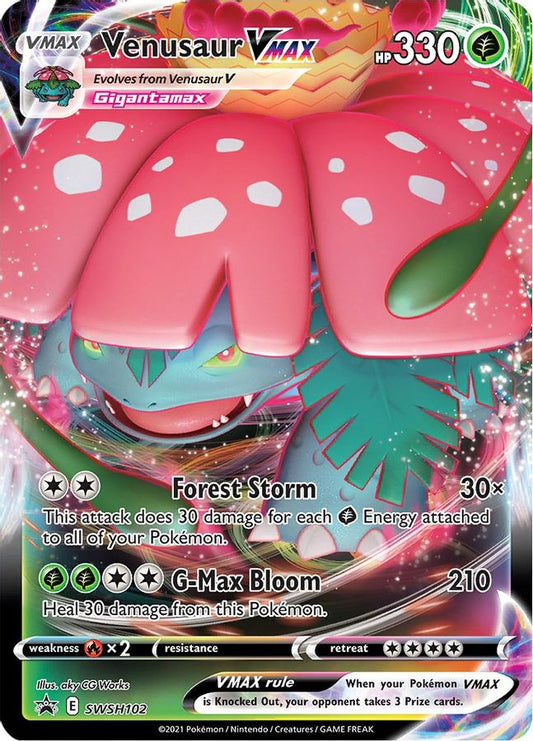 Venusaur VMAX SWSH102 - Monster Mart - Pokémon Cards Australia