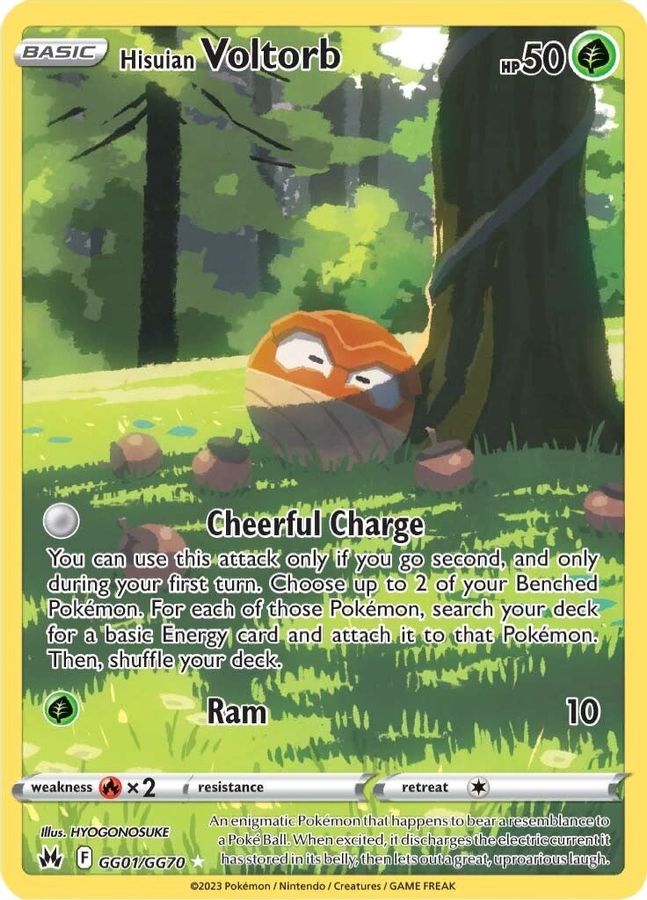 Voltorb GG01/GG70 - Monster Mart - Pokémon Cards Australia