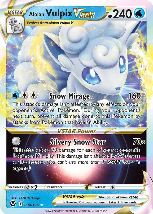 Vulpix VSTAR 034/195 - Monster Mart - Pokémon Cards Australia