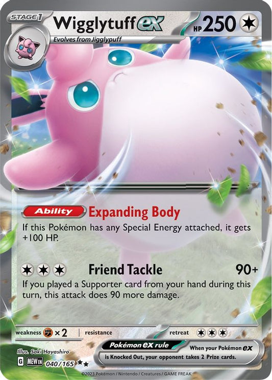 Wigglytuff EX 040/165 - Monster Mart - Pokémon Cards Australia