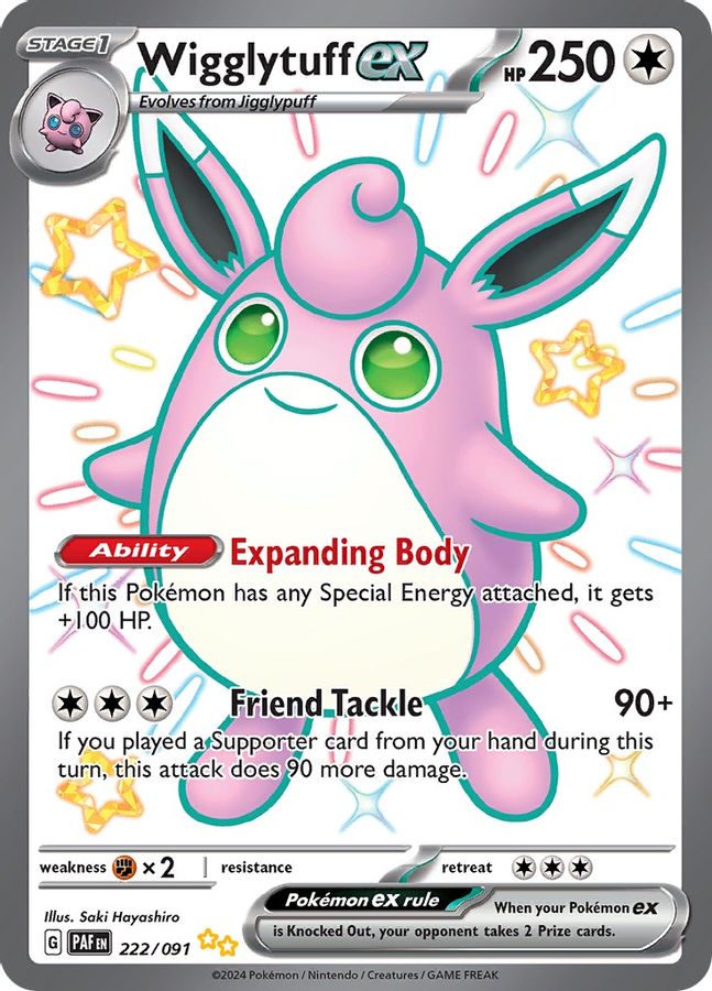 Wigglytuff EX 222/091 - Monster Mart - Pokémon Cards Australia