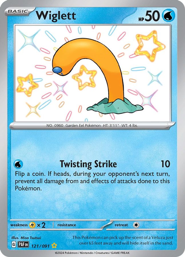 Wiglett 121/091 - Monster Mart - Pokémon Cards Australia