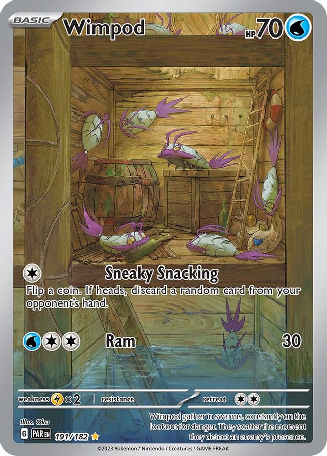 Wimpod 191/182 - Monster Mart - Pokémon Cards Australia