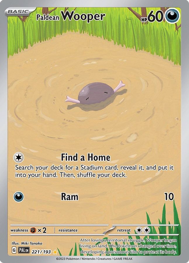 Wooper 221/193 - Monster Mart - Pokémon Cards Australia