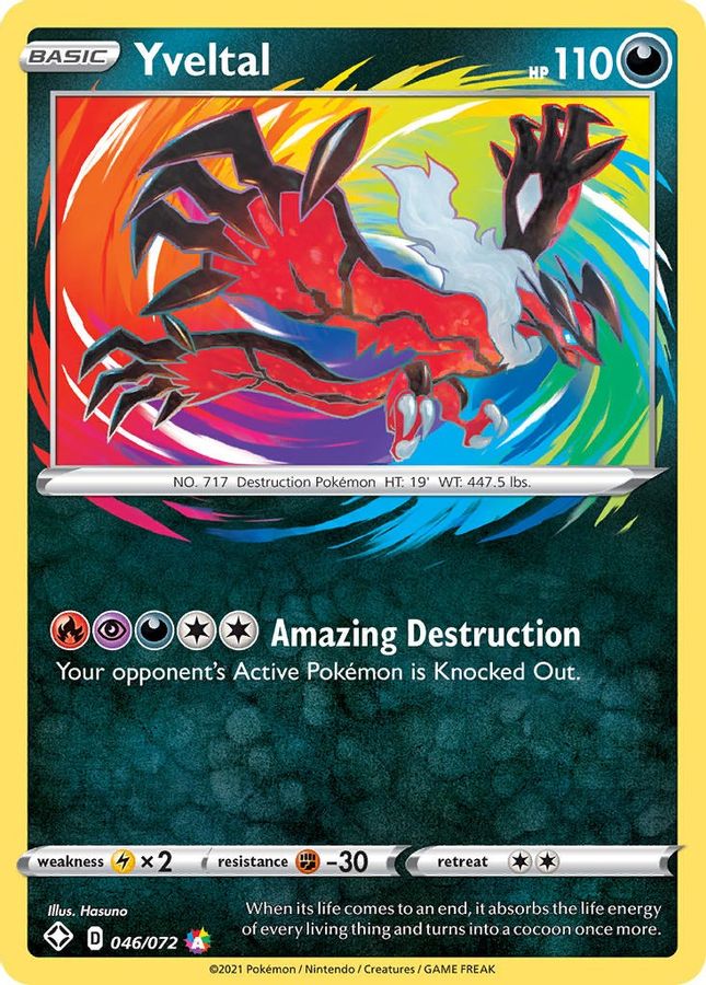 Yveltal 046/072 - Monster Mart - Pokémon Cards Australia Pokemon Cards