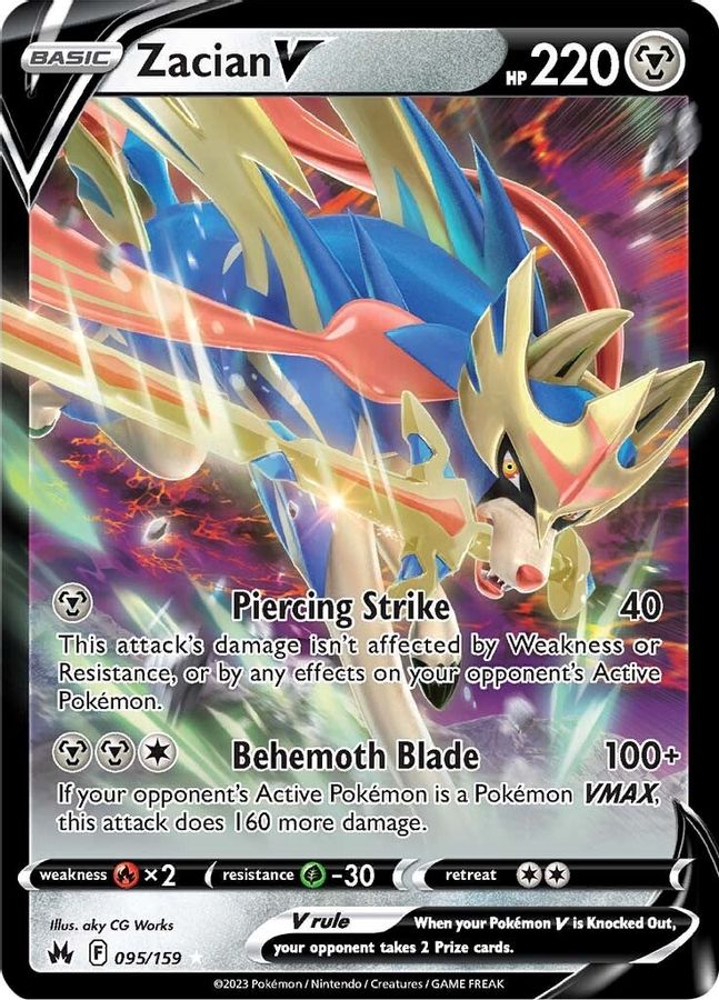 Zacian V 095/159 - Monster Mart - Pokémon Cards Australia