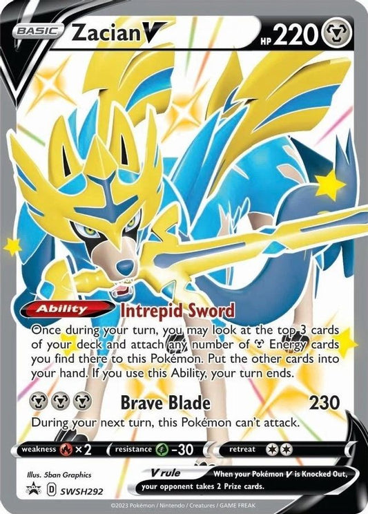 Zacian V SWSH292 - Monster Mart - Pokémon Cards Australia