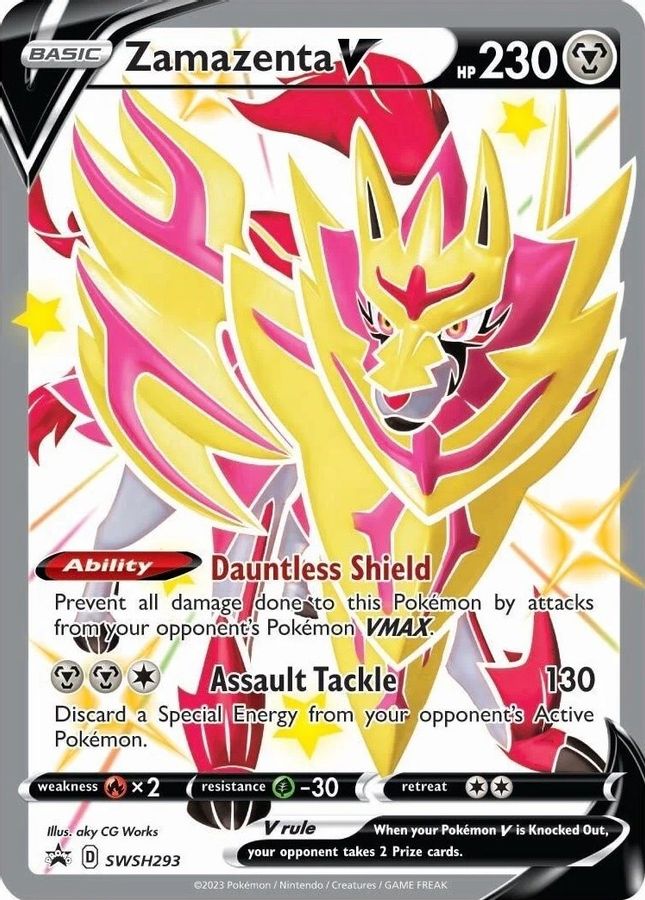 Zamazenta V SWSH293 - Monster Mart - Pokémon Cards Australia