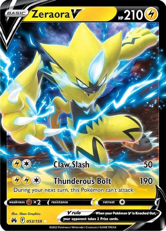 Zeraora V 053/159 - Monster Mart - Pokémon Cards Australia