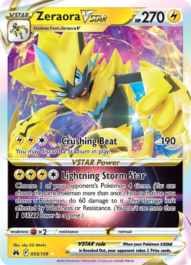 Zeraora VSTAR Raw Card