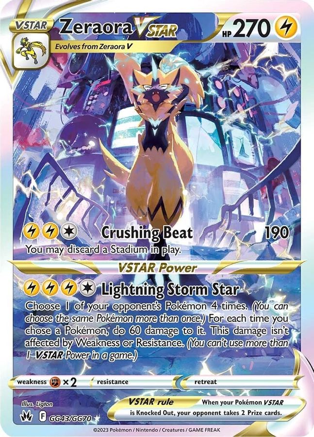 Zeraora VSTAR GG43/GG70 - Monster Mart - Pokémon Cards Australia