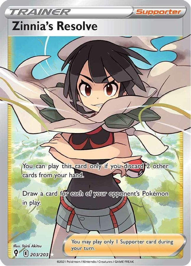 Zinnia's Resolve 203/203 - Monster Mart - Pokémon Cards Australia