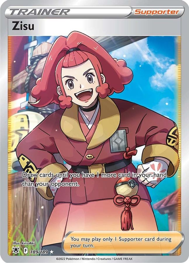 Zisu Trainer 189/189 - Monster Mart - Pokémon Cards Australia
