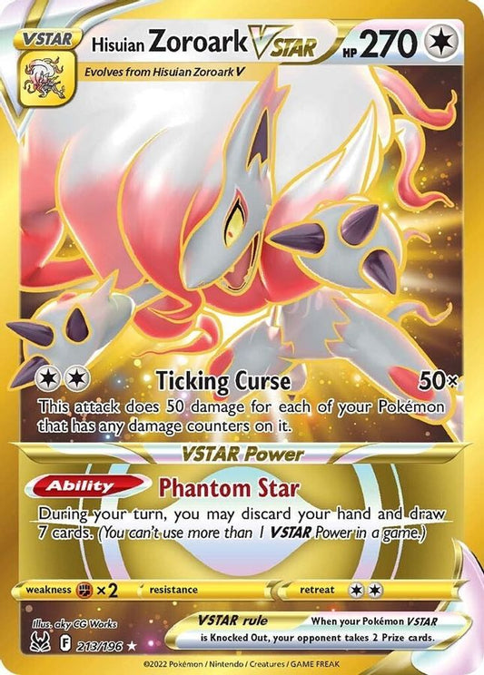 Zoroark VSTAR 213/196 - Monster Mart - Pokémon Cards Australia