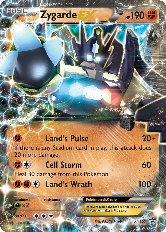 ポケモンカード Zygarde EX XY151 Raw Card for Collectors and Players